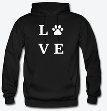 Load image into Gallery viewer, L. O. V. E. Paw Gildan Heavy Blend Adult Hoodie