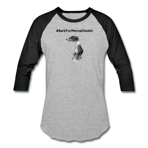 Baseball T-Shirt - heather gray/black