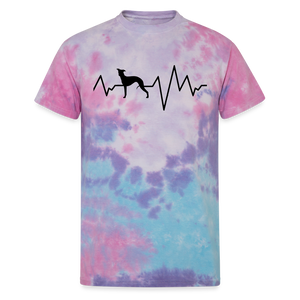 Electrocardiography Unisex Tie Dye T-Shirt - cotton candy