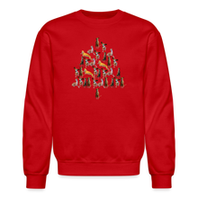 Load image into Gallery viewer, Sandy&#39;s Holiday Tree Crewneck Sweatshirt - red